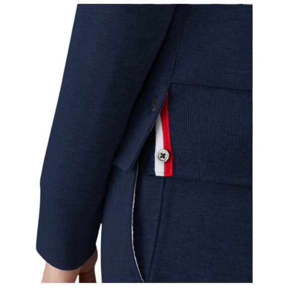 Thom Browne navy blue classic loopback 4-bar sweatshirt size 2 - Picture 6 of 6